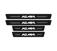 4 Pezzi Protezione del Battitacco per Auto, per FO-rd Kuga 1 2 3, Adesivi della Davanzale della Portiera in Fibra di Carbonio di Previene Graffi Styling Accessorio,Black