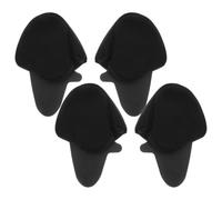 4 Pezzi Protezione Orecchie per Casco Rimovibile Copertura Completa | Accessorio per Attività All'aperto e Motorcycling, Tessuto ad Asciugatura Rapida, Design Staccabile