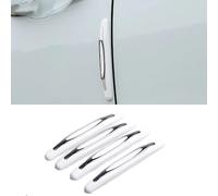 4 Pezzi Protezioni Bordi Portiere Auto, per Audi A6 Allroad Quattro Protezione per I Bordi delle Portiere Dell'auto,Protezione dai Graffi,B/White