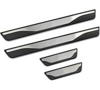 4 Pezzi Protezioni per Davanzali per Porte Automobile, per Xpeng P5 P7, Battitacco in Acciaio Inox, Benvenuto Pedaliera Styling Accessori,C