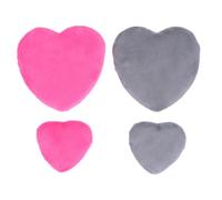 4 Pezzi Puff Cipria a Cuore in Cotone per Corpo e Minerale | Forma Amorosa, Applicazione Uniforme su Zone Ampie e Strette, Effetto Naturale, Risparmio Polvere