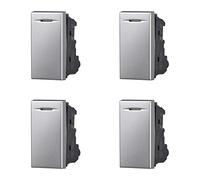 4 Pezzi Pulsante Compatibile Con Bticino Axolute (Grigio)