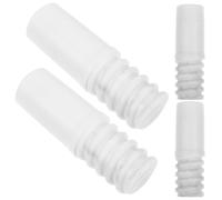 4 Pezzi Punta Filettata per Manico Scopa, Ricambio per Asta 19mm | Plastica, Sostituzione Rapida e Compatibilità Ampia, per Scope e Aste in Pulizia Domestica