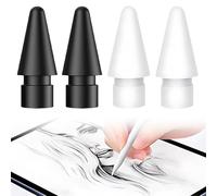 4 Pezzi Punta per Apple Pencil, Punte Tips,Alta Sensibilità Punte, Punta Ricambio Accessori, per Apple Pencil 1a e 2a Generazione, Compatibile con Punte Apple Pencil