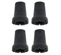 4 Pezzi - Puntali Ammortizzante In Gomma 19mm Per Bastone Da Passeggio - Da Lifeswonderful