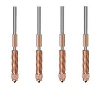 4 pezzi Quick Swap Nozzle Kit per K1C, Ender 3 V3, 3D Printer Copper Alloy Hardened Steel Tip and Titanium Heatbreak Nozzle Kit per K1 SE, Ender 3 V3 Plus