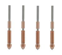 4 pezzi Quick Swap Nozzle Kit per K2 Plus, 3D Printer Copper Alloy Hardened Steel Tip e Titanium Heatbreak Nozzle Kit per K2 Plus, Hi