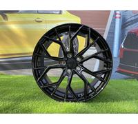 4 Pezzi R18 5x112 Haxer HX041 Nero Lucido 8ET30 Cerchi in Lega Multi Razze
