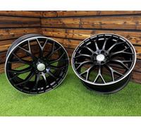4 Pezzi R19" 5x112 Mercedes AMG Style Cerchi In Alluminio Nero Opaco 8J ET32.5