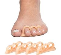 4 pezzi Raddrizza Dita Dei Piedi, Separatori per dita dei piedi per Cuscinetti a Sollievo Per Sovrapposizione Dita Incrociate e Più, di Dita a Martello, Toe Artiglio Alluce Valgo Correttore