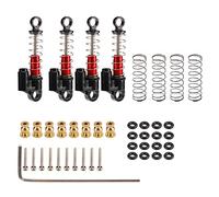 4 pezzi RC ammortizzatori anteriori e posteriori pressione negativa in lega di alluminio ad alte prestazioni ammortizzatori per Axial 1/24 SCX24 RC Crawler Car accessori di