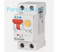 4 PEZZI = RCD/MBC Device EATON 10A 1P+N C 30mA AC 236933 PKN4-10/1N/C/003 RCBO
