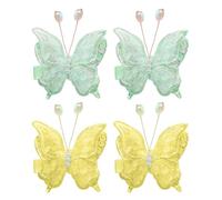 4 Pezzi Realizzati Con Farfalla Di Punti, Forcine, Accessori Per Capelli Dolci, Decorazioni Per Acconciature E Accessori Per Capelli Delle Ragazze.