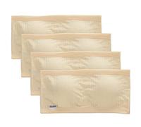 4 Pezzi Reggiseno Sportivo Traspirante 100% Cotone a Fascia Senza Spalline Top Classico per 8-16 Anni Bambini e Donne con Seno Piccolo