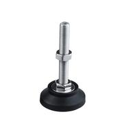 4 pezzi regolabile gamba del tornio diametro 60mm piedini di livellamento for mobili M8 M10 M12 vite gamba fermacorda base girevole articolata glide pad(D60xM12x80mm)
