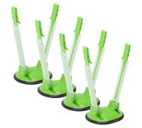 4 Pezzi Regolabile Supporto per Borse in Plastica Supporto per Borse per Congelatore Mani Libere Supporto per Borse con Base Antiscivolo per Cucina