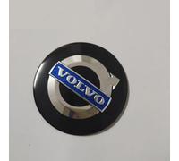 4 Pezzi Resinati 3D Gel Auto Coprimozzo Logo Silicone Autoadesivo Stemma Adesivo per Volvo V50 Station 2003-2012, Adesivi Coprimozzo Auto