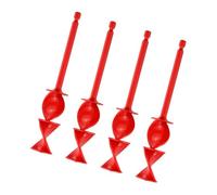 4 pezzi resistenti all'usura vernice agitazione asta esagonale stinchi resine epossidiche miscelatori eliche trapano accessori utensili elettrici miscelatori epossidici