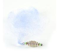 4 pezzi Rete da pesca a molla in rame per trappole e pesca Tackle Luminous Beads(8#)
