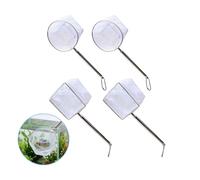 4 Pezzi Retini per Acquario, Piccolo Retino per Acquario, Piccola Rete per Acquario, Retino da Pesce, Estensibile da 13 Cm a 39 Cm, Utilizzato per Catturare Piccoli Pesci e Gamberetti