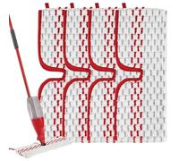 4 Pezzi Ricambi Mocio per Vileda, 154*392 MM Mocio per Vileda Ricambio, Microfibra per Vileda Lavapavimenti, Bifacciale Mocio per Vileda, Ricambio Mocio per Vileda O-Cedar ProMist MAX Spray Mop (1)