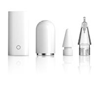 4 pezzi ricambio per Apple Pencil doppio adattatore Lightning, punte per stilo, adattatore per penna tablet, punte di ricambio