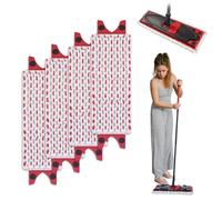 4 Pezzi Ricambio Vileda Revolution, Microfibra Mocio, Panno per Pavimenti Ultramax/UltraMax Turbo, per Lavaggio Sporco e Pulizia del Pavimento