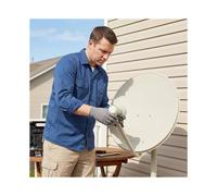 4 Pezzi Ricevitore TV Satellitare Digitale Full HD In Banda KU, Convertitore Lineare LNB L9.75/10.6 KU per Parabola Satellitare LNB