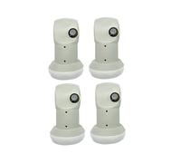 4 Pezzi Ricevitore TV Satellitare Digitale Full HD In Banda KU, Convertitore Lineare LNB L9.75/10.6 KU per Parabola Satellitare LNB