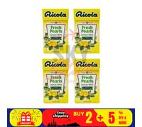 4 pezzi Ricola erbe senza zucchero perle fresche limone menta rinfresco gommo...