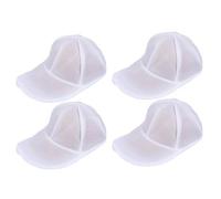 4 Pezzi Rondella per Cappelli, Lavare Cappellino x Lavatrice, Custodia per Lavare i Cappelli, Lavaggio Cappello da Baseball, Sacchetto della Lavanderia cap Lavatrici Lavaggio Protector per Lavatrice