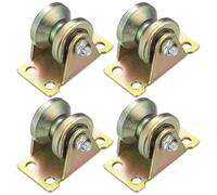 4 Pezzi Ruote Con Scanalatura a V, Puleggia Di Rinvio, Ruota a Rulli, Pulegge Di