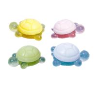 4 pezzi sapone per bambini, sapone per olio essenziale a forma di tartaruga, ingredienti naturali fragranze pulizia del bagno carino piccolo saponi per tartarughe per lavarsi le mani, il viso, la man