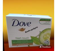 4 pezzi Saponetta Dove Fresh Touch Cetriolo e tè Verde Pietra Sapone 100gr