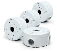 4 Pezzi Scatola di Giunzione per Telecamera Esterna, Universale Scatola di Giunzione di Sicurezza Telecamera Scatola di Derivazione Impermeabili Junction Box Staffa di Montaggio per Telecamere