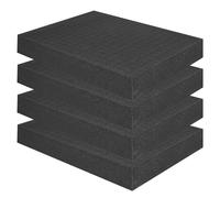 4 pezzi schiuma a forma di cubo in schiuma 400 x 300 x 50 mm, inserto in schiuma per valigetta degli attrezzi, valigetta per il trasporto, inserto in schiuma per valigetta di protezione
