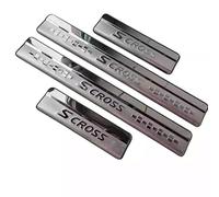 4 Pezzi/set Acciaio Inossidabile Battitacco per Suzuki SX4 S-Cross 2011-2025, Battitacco in Acciaio Inossidabile per Porta, Protezione soglia portiera auto