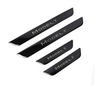 4 Pezzi/set Battitacco in Acciaio Inossidabile per Tesla Model Y 2020-2025, Battitacco in Acciaio Inossidabile per Porta, Protezione soglia portiera auto