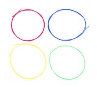 4 pezzi/set corde in nylon colorate set di corde per ukulele accessori sostituibili per ukulele corde per ukulele baritono corde per ukulele tenore per principianti e appassionati