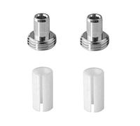 4 Pezzi/Set di Alta Qualità In Fibra Ottica Visual Fault Locator 7mm Tubo Ceramico Core Maniche e Metallo Raccordo Testa Connettori Combo Set