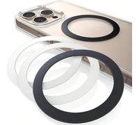 4 pezzi Set di anelli magnetici - Compatibile con anello magnetico MagSafe, adatto per custodia protettiva di ricarica senza fili magnetica MagSafe compatibile con iPhone 17/16/15/14 Pro Max, accessor