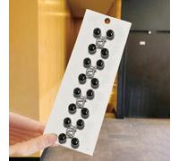 4 pezzi Set di fasce stringivita regolabili invisibili e clip di fissaggio per bottoni, accessori per abbigliamento per la perdita di peso (escluso il cartone) Tagli Unica,2 pz,6 pezzi,Grande perla ne