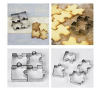 4 Pezzi Set di Formine Rotonde in Acciaio Inox per Biscotti e Torte | Leggere e Uniformi, per Impasti e Pasta Modellabile, Argento, Uso Domestico e Lezioni di Pasticceria