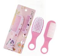 4 pezzi Set di pettini a forma di unicorno cartoni animati, pettini cartoni animati carini e colorati, pratici e colorati. Il manico circolare è facile da impugnare e le setole fini hanno un tocco leg