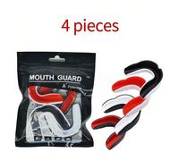 4 pezzi Set di protettori per denti, 4 colori, Paradenti dentali professionali per boxe, Muay Thai, MMA, lotta, hockey e altri sport da contatto, adatti per adulti e adolescenti EVA