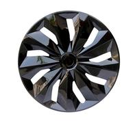 4 pezzi/set di ricambio Compatible With coprimozzi universali in ferro e acciaio, compatibili con pneumatici R14 R15 R16, tappi copriruota compatibili con ruote in ferro e acciaio(All Black,._R14_')