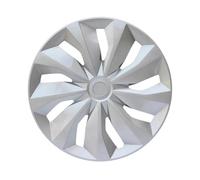 4 pezzi/set di ricambio Compatible With coprimozzi universali in ferro e acciaio, compatibili con pneumatici R14 R15 R16, tappi copriruota compatibili con ruote in ferro e acciaio(Silver,._R12_')