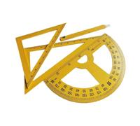 4 pezzi set di strumenti per la geometria della lavagna matematica righello per l'insegnamento della geometria aiuti per l'insegnamento righello, Con Maniglia