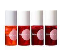 4 pezzi/set labbra set formula naturale formula di lunga durata di lucidala labbra a tempo impermeabile rossetto non abbondante per rossetto per il gusto di frutta per uso quotidiano, macchia