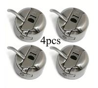 4 pezzi/set o 1 pezzo Custodia per bobina della macchina da cucire - Bobine universali argento-grigie, adatte per macchine da cucire domestiche - Accessori per cucire durevoli per il fai da te 1 pz,4 